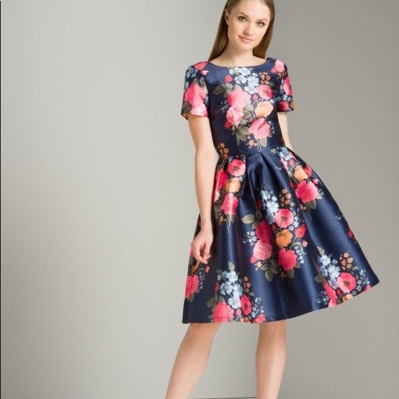 Chi Chi London Dresses & Skirts - BNWT Blue Floral Amber Dress